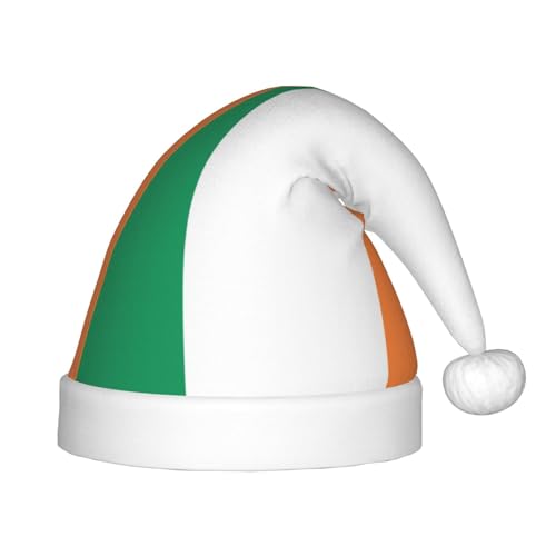 Weihnachtsmütze mit irischer Flagge, klassische Weihnachtsmann- und Neujahrsparty-Kopfbedeckung, perfekt für Feiertage, Halloween Weihnachtsmütze mit irischer Flagge, klassische Weihnachtsmann- und Neujahrsparty-Kopfbedeckung, perfekt für Feiertage, Halloween von SamLng