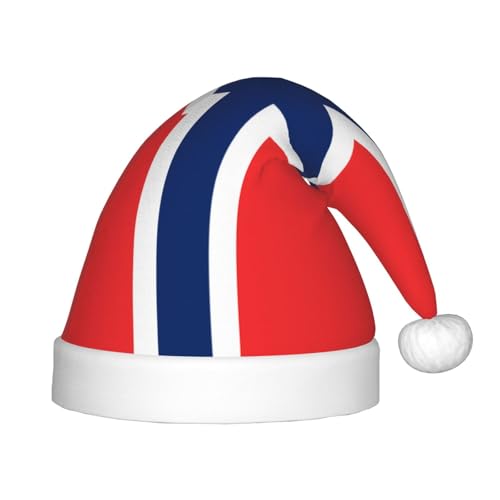 Weihnachtsmütze mit norwegischer Flagge, klassische Weihnachtsmann- und Neujahrsparty-Kopfbedeckung, perfekt für Feiertage, Halloween Weihnachtsmütze mit norwegischer Flagge, klassische Weihnachtsmann- und Neujahrsparty-Kopfbedeckung, perfekt für Feiertage, Halloween von SamLng