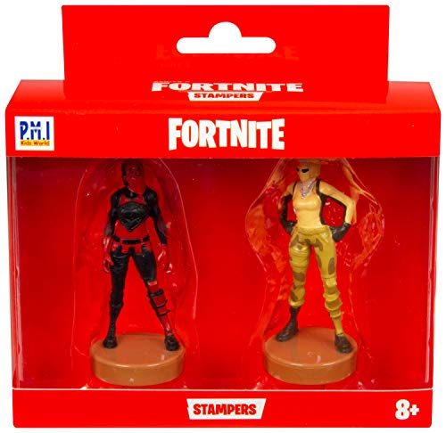 Fortnite 3D Sammelfiguren mit Stempel, Doppelpack, Serie 2, zum Sammeln und Tauschen, Sortiert von Sambro