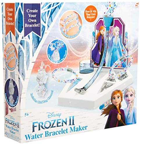 Sambro DFR2-4801 - Bastelset Wasser Armbänder, Disney Frozen II, für 12 selbst gemachte Armbänder von Sambro