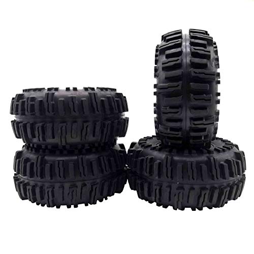 SameeHome 4 StüCke Rock Crawler 2,2 Reifen Weichen 128Mm Reifen mit Schaumstoffen für Axial Wraith SCX10 Wrangler -4 2.2 Rad von SameeHome