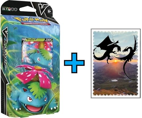 Bisaflor V Kampfdeck Pokemon Sammelkarten Deutsch + Sammlerzentrale Sleeve in Standardgröße von Sammlerzentrale