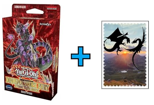 Yu-Gi-Oh! Dinosmashers Fury Structure Deck Deutsch + Sammlerzentrale Sleeve in Standardgröße von Sammlerzentrale