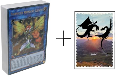 Yu-Gi-Oh - Nordisch Deck - Legendary Hero Decks - LEHD-DEB - Deutsch + Sammlerzentrale Sleeve in Standardgröße (für z.B. Pokemon, Magic) von Sammlerzentrale