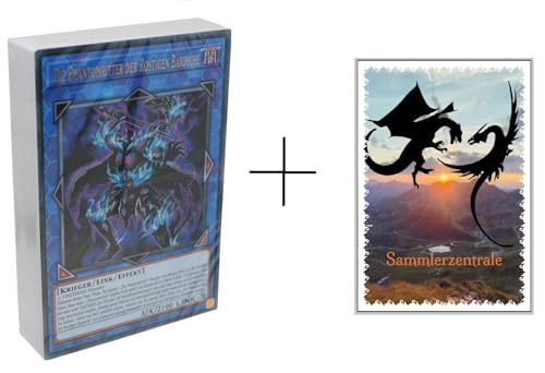 Yu-Gi-Oh - Phantomritter Deck - Legendary Hero Decks - LEHD-DEC - Deutsch + Sammlerzentrale Sleeve in Standardgröße (für z.B. Pokemon, Magic) von Sammlerzentrale