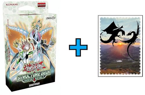 Yu-Gi-Oh! Rokket Revolt Strukturdeck Deutsch + Sammlerzentrale Sleeve in Standardgröße von Sammlerzentrale