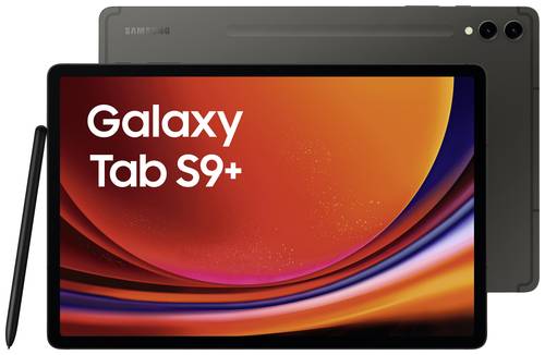 Samsung Galaxy Tab S9+ WiFi 256GB Graphit Android-Tablet 31.5cm (12.4 Zoll) 2.0GHz, 2.8GHz, 3.36GHz von Samsung