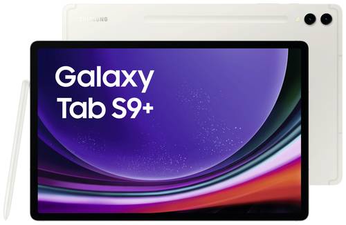 Samsung Galaxy Tab S9+ WiFi 512GB Beige Android-Tablet 31.5cm (12.4 Zoll) 2.0GHz, 2.8GHz, 3.36GHz Qu von Samsung