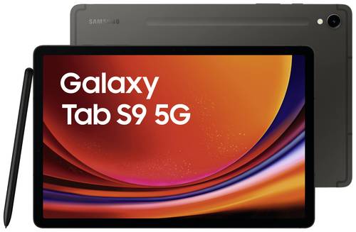 Samsung Galaxy Tab S9 LTE/4G, 5G, WiFi 128GB Graphit Android-Tablet 27.9cm (11 Zoll) 2.0GHz, 2.8GHz, von Samsung