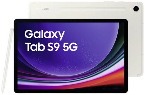 Samsung Galaxy Tab S9 LTE/4G, 5G, WiFi 256GB Beige Android-Tablet 27.9cm (11 Zoll) 2.0GHz, 2.8GHz, 3 von Samsung