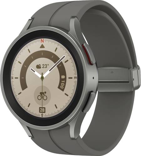 Samsung Galaxy Watch5 Pro Smartwatch 45mm Uni Grau, Titanium von Samsung