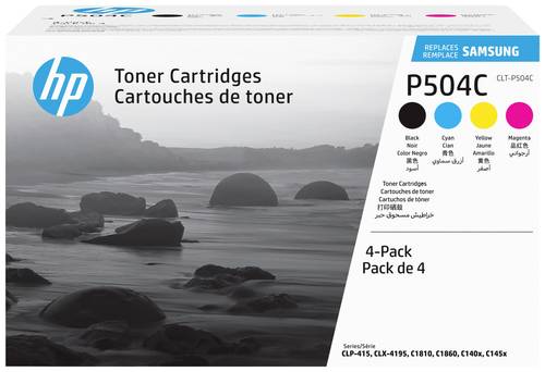 Samsung Toner CLT-P504C Original Kombi-Pack Schwarz, Cyan, Magenta, Gelb 2500 Seiten SU400A von Samsung