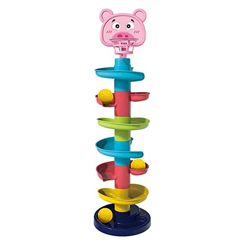 7 Lagiger Kugelturm Für Kleinkinder – Ball Drop Spielzeug, Entwicklungspädagogisches Spielzeug Für Babys, Kleinkinder Und Kinder – Frühpädagogisches Spielzeugset Für Kleinkinder Und Kleinkinder von Samuliy