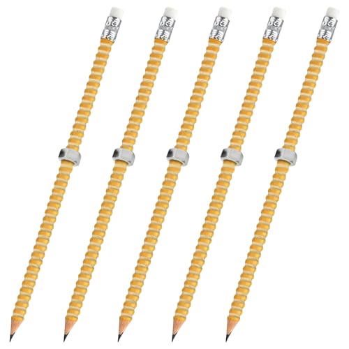 Fidget Bleistift Für Kinder - 5 Stille Sensorik Stifte Stressbewältigung Werkzeuge | Leise Schreibröhren Konzentrationsspielzeug für Reise Denken Schüler Lehrer Erwachsene Kinder Fidget Bleistift Für Kinder - 5 Stille Sensorik Stifte Stressbewältigung Werkzeuge | Leise Schreibröhren Konzentrationsspielzeug für Reise Denken Schüler Lehrer Erwachsene Kinder von Samuliy