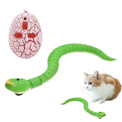 Samuliy RC Schlangenspielzeug, elektrisches Katzenschlangenspielzeug | Simulation Schlangen-Katzen-Teaser-Spielspielzeug | Wiederverwendbares elektronisches Schlangen-Katzenspiel für kleine, von Samuliy