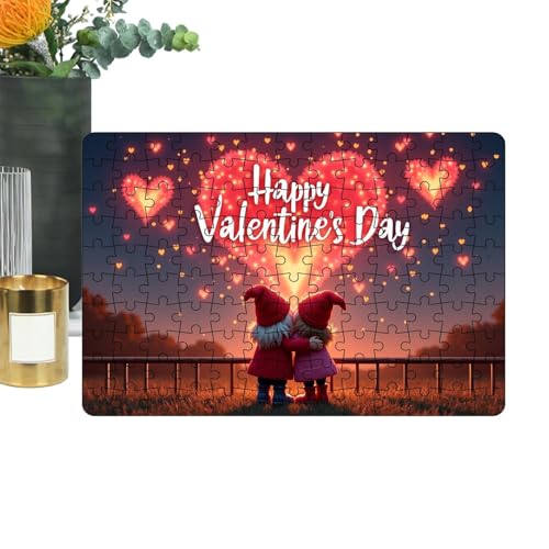 Samuliy Valentinstag-Puzzle für Kinder,Puzzle Valentinstag,STEM-Puzzlespielzeug - Set mit 130 romantischen Denksportaufgaben für Puzzle-Liebhaber, farbenfrohes, herausforderndes Puzzle Samuliy Valentinstag-Puzzle für Kinder,Puzzle Valentinstag,STEM-Puzzlespielzeug - Set mit 130 romantischen Denksportaufgaben für Puzzle-Liebhaber, farbenfrohes, herausforderndes Puzzle von Samuliy