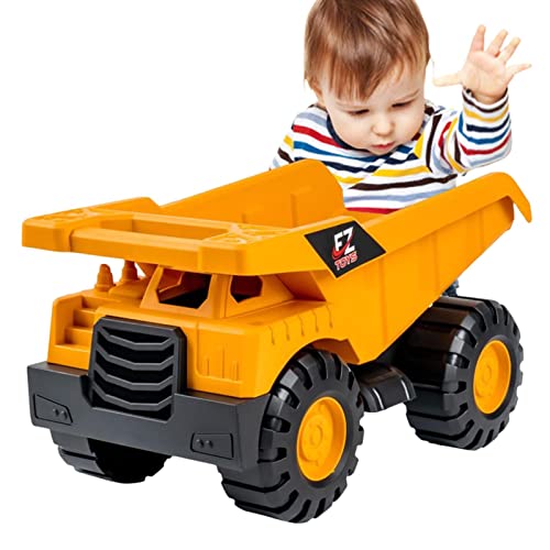 Trägheits BAU Sandspielzeug – Robustes Baumaschinen Muldenkipper Fahrzeug – Lustiges Freilauffahrzeug, Lernfahrzeuge, Spielzeug Für Kleinkinder Und Junge Kinder von Samuliy