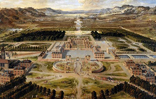 Puzzle 300 Teile, Versailles Castle Art Painting Custom Puzzle 38x26CM von SanZez