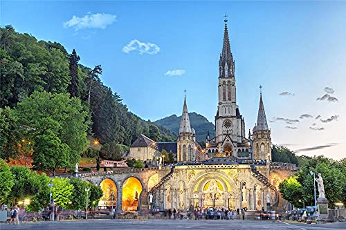 Puzzle für Erwachsene, 1000 Teile, Basilikum, unsere geliebte Frau von Lourdes, Frankreich, Puzzle, Heimdekoration, Geschenke, 38 x 26 cm Puzzle für Erwachsene, 1000 Teile, Basilikum, unsere geliebte Frau von Lourdes, Frankreich, Puzzle, Heimdekoration, Geschenke, 38 x 26 cm von SanZez