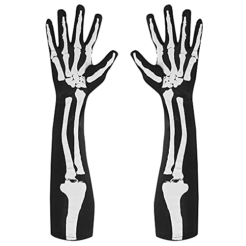 W WIDMANN MILANO Party Fashion 01089 - Handschuhe Skelett, 50 cm, Front- und Rückseite bedruckt, Gerippe, Halloween, Karneval, Mottoparty W WIDMANN MILANO Party Fashion 01089 - Handschuhe Skelett, 50 cm, Front- und Rückseite bedruckt, Gerippe, Halloween, Karneval, Mottoparty von W WIDMANN MILANO Party Fashion
