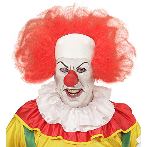 Widmann 74950 - Clownsglatze mit Haarkranz, Perücke, Accessoire, Halloween, Mottoparty von W WIDMANN MILANO Party Fashion