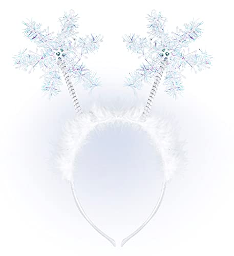 W WIDMANN MILANO Party Fashion 05680 - Haarreif mit Schneeflocken, Accessoire, Haarschmuck, Kopfschmuck, Schneekönigin, Weihnachten, Karneval, Fasching, Mottoparty von W WIDMANN MILANO Party Fashion