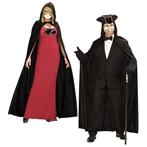 W WIDMANN MILANO Party Fashion - Umhang mit Kapuze, aus Samt, ca. 150 cm, Halloween, Karneval W WIDMANN MILANO Party Fashion - Umhang mit Kapuze, aus Samt, ca. 150 cm, Halloween, Karneval von W WIDMANN MILANO Party Fashion