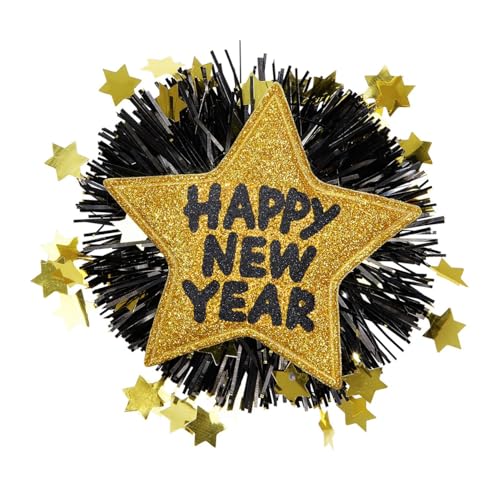 W WIDMANN MILANO Party Fashion 7891G - Brosche Happy new Year, Gold, Anstecker, Stern, Silvester, Neujahr, Kostüm, Accessoire, Mottoparty W WIDMANN MILANO Party Fashion 7891G - Brosche Happy new Year, Gold, Anstecker, Stern, Silvester, Neujahr, Kostüm, Accessoire, Mottoparty von W WIDMANN MILANO Party Fashion