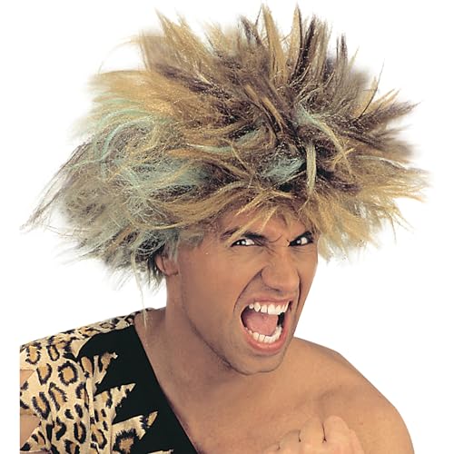 Widmann 6103P - Perücke Caveman, braun, Steinzeitmensch, Dschungel, Mottoparty, Karneval von WIDMANN MILANO PARTY FASHION