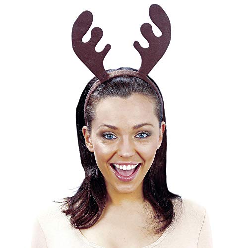 W WIDMANN MILANO Party Fashion 1511A - Rentiergeweih, Haarreif, Accessoire, Haarschmuck, Kopfschmuck, Weihnachten, Karneval, Fasching, Mottoparty von W WIDMANN MILANO Party Fashion