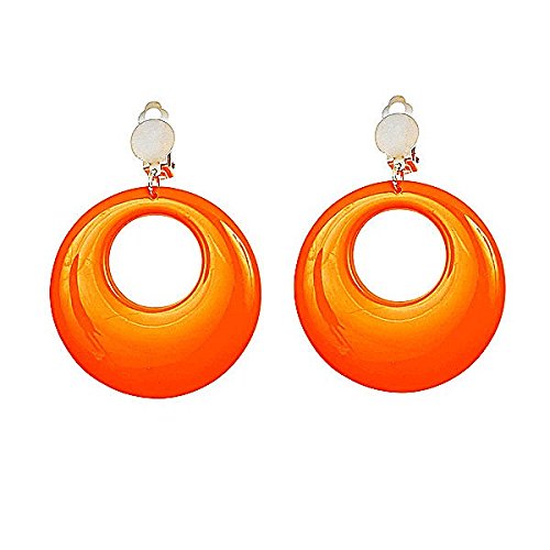 Sancto Neon Orange Ohrringe für Erwachsene von Sancto