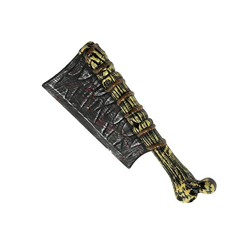 Widmann- Hackmesser mit Knochen für Erwachsene, Schwarz, 34 cm, 6972C Widmann- Hackmesser mit Knochen für Erwachsene, Schwarz, 34 cm, 6972C von WIDMANN MILANO PARTY FASHION