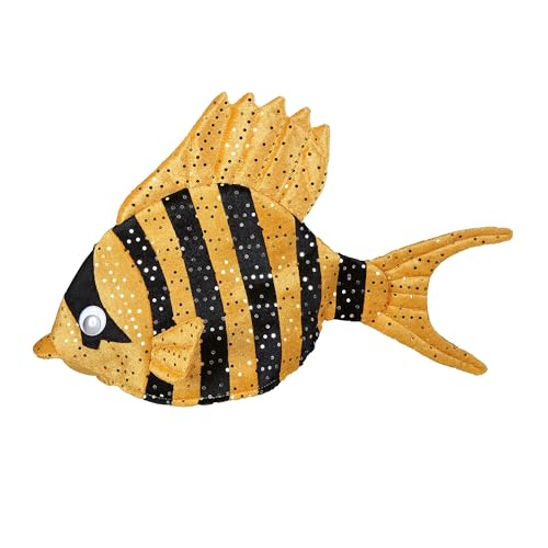 W WIDMANN MILANO Party Fashion - Hut Tropischer Fisch, Plüschhut mit Pailletten, Tierkostüm, Fasching von W WIDMANN MILANO Party Fashion