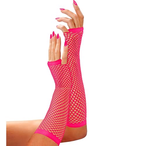 W WIDMANN MILANO Party Fashion - Fingerlose Netzhandschuhe, 33 cm, Karneval, Mottoparty von W WIDMANN MILANO Party Fashion