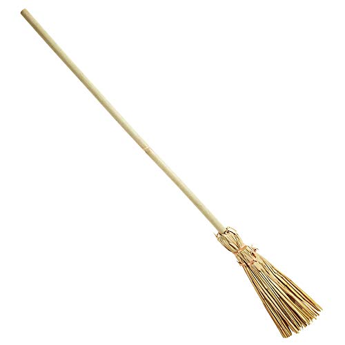 Widmann 4606S - Hexenbesen, ca. 107 cm, Hellbraun, Kostüm, Accessoire, Halloween, Karneval, Fasching, Mottoparty Widmann 4606S - Hexenbesen, ca. 107 cm, Hellbraun, Kostüm, Accessoire, Halloween, Karneval, Fasching, Mottoparty von W WIDMANN MILANO Party Fashion