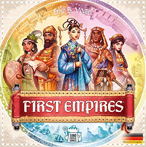 Sand Castle Games | First Empires | Kennerspiel | Brettspiel | 2-5 Spieler | Ab 12+ Jahren | 30-60 Minuten | Deutsch von Sand Castle Games