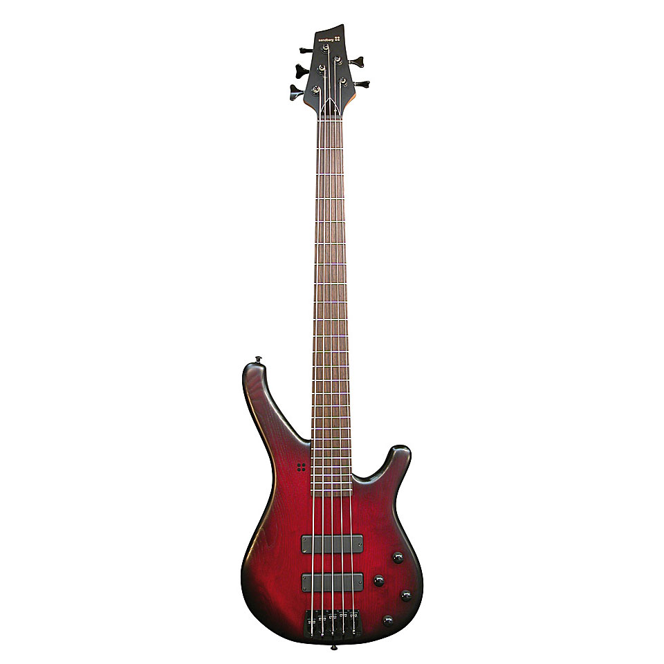 Sandberg Classic Booster 5-String Redburst Matt E-Bass von Sandberg