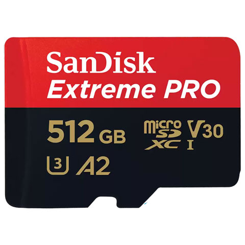 SanDisk Extreme Pro MicroSD 512 GB V30 UHS-I Digital Recorder Zubehör SanDisk Extreme Pro MicroSD 512 GB V30 UHS-I Digital Recorder Zubehör von Sandisk