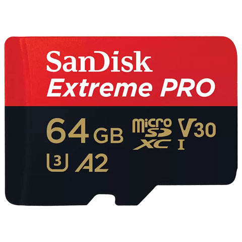 SanDisk Extreme Pro MicroSD 64 GB V30 UHS-I Digital Recorder Zubehör SanDisk Extreme Pro MicroSD 64 GB V30 UHS-I Digital Recorder Zubehör von Sandisk