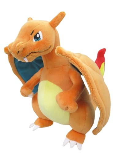 Sanei Boeki Pokemon All Star Collection Plush Doll Peluche Plüschtier PP95 Charizard Dracaufeu Glurak (S) Height 19 cm Japan von Sanei Boeki