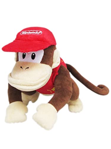 Sanei - Diddy Kong Plüschtier, 75DDK012, Mehrfarbig von Sanei