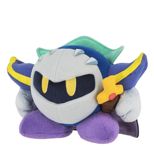 Sanei KP03 Kirby Adventure Series All Star Collection Meta Knight 5.5" Plush Plüsch, weiß/schwarz, 5.5 Inches Sanei KP03 Kirby Adventure Series All Star Collection Meta Knight 5.5" Plush Plüsch, weiß/schwarz, 5.5 Inches von Sanei