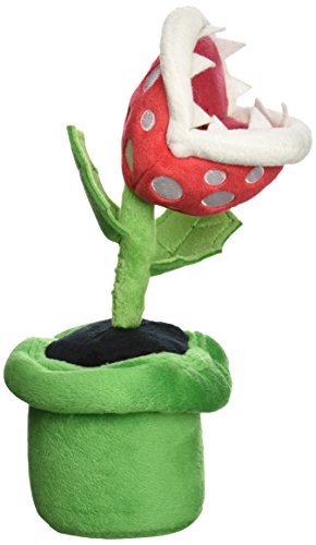 Sanei Offiziell lizenzierte Super Mario Plüsch 22,9 cm Piranha Pflanze von Sanei
