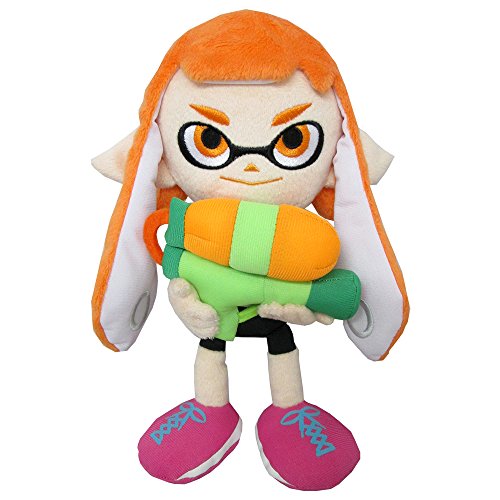 Sanei SP01 Splatoon Serie weiblich Inkling Gefülltes Plüsch, 22,9 cm von Sanei