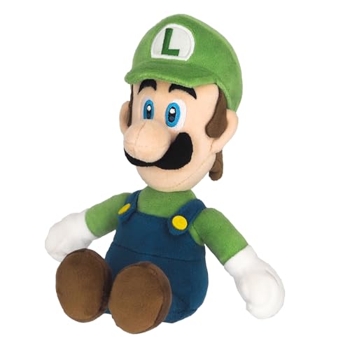 Sanei Super Mario AC02 All Star Collection Luigi Plüsch, 25,4 cm, klein von Sanei