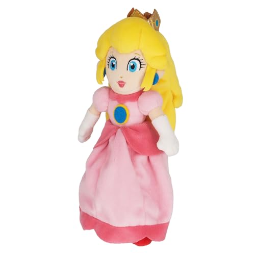 Sanei Super Mario All Star Collection AC05-25,4 cm Prinzessin Pfirsich, Kleiner Plüsch, Rosa von Sanei