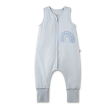 Sanetta Baby-Schlafsack mit Füßen hellblau von Sanetta