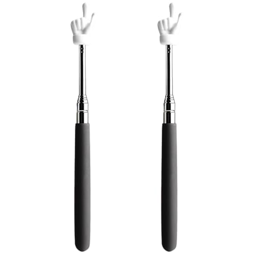 Sanfiyya Kinderleserlehre, 2pcs Fingerzeiger Stick, Edelstahl-Demonstration Home Stift mit Nicht rutschem Griff für Unterricht, Schule, Besprechungsraum Sanfiyya Kinderleserlehre, 2pcs Fingerzeiger Stick, Edelstahl-Demonstration Home Stift mit Nicht rutschem Griff für Unterricht, Schule, Besprechungsraum von Sanfiyya