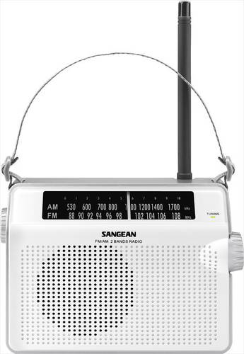 Sangean PR-D6 Kofferradio UKW, MW Weiß von Sangean