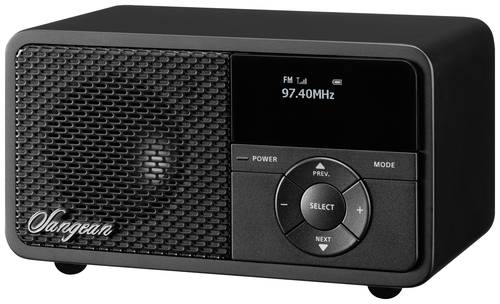 Sangean DDR-7X Tischradio DAB+, UKW AUX, Bluetooth® Tastensperre, wiederaufladbar Schwarz von Sangean